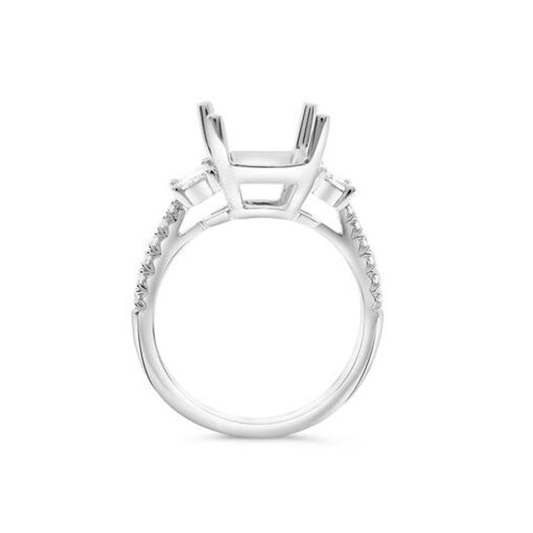 0.70 ctw Diamond Three-Stone Engagement Ring