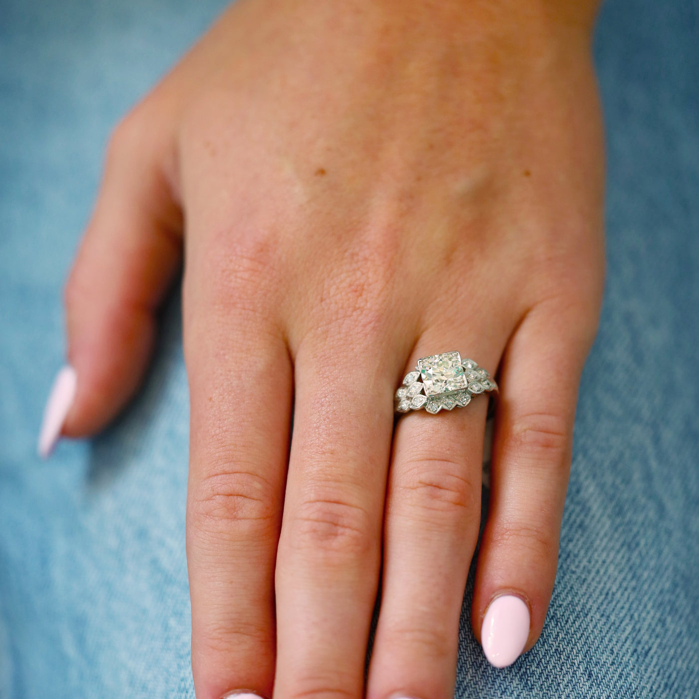 1.70 ctw Diamond Antique Ring