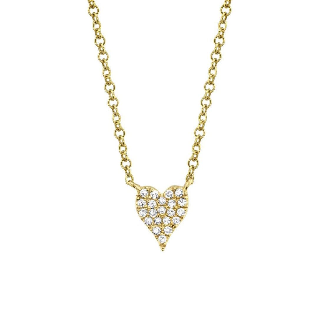 0.05 ctw Diamond Heart Necklace