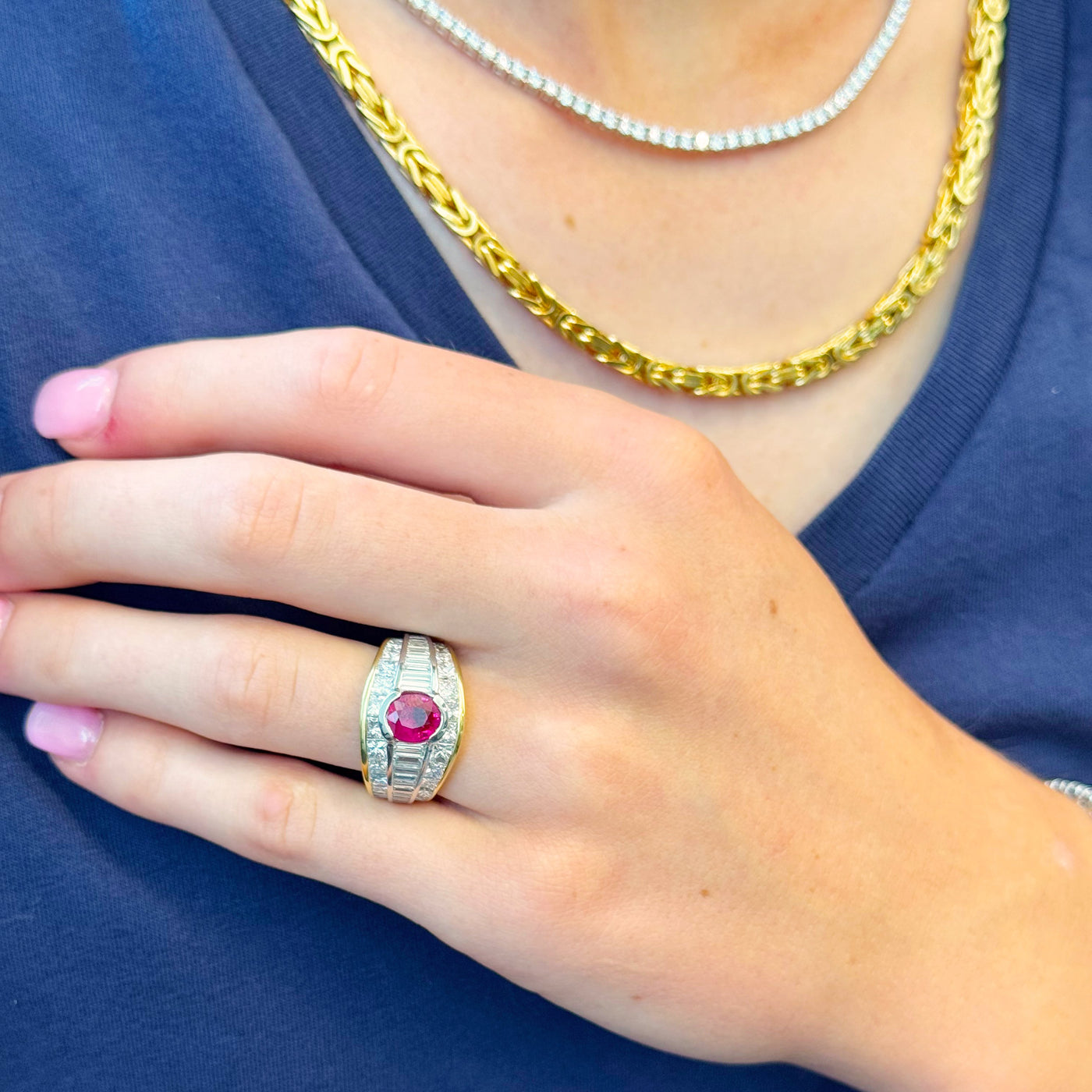 Ruby & Diamond Ring