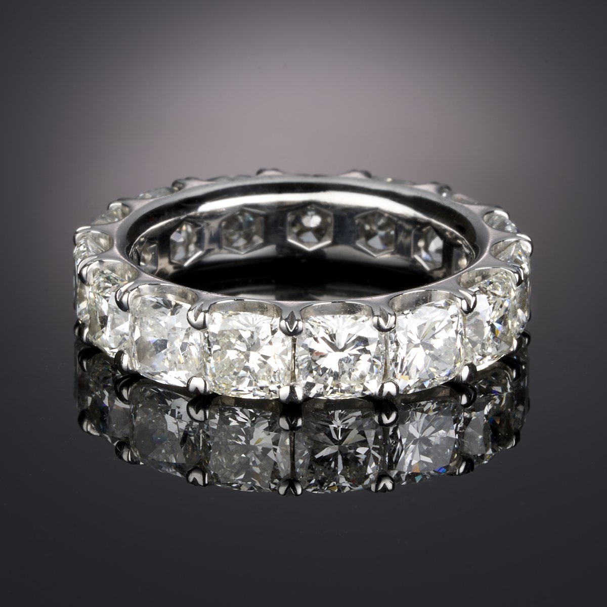 7.50 ctw Diamond Platinum Eternity Band