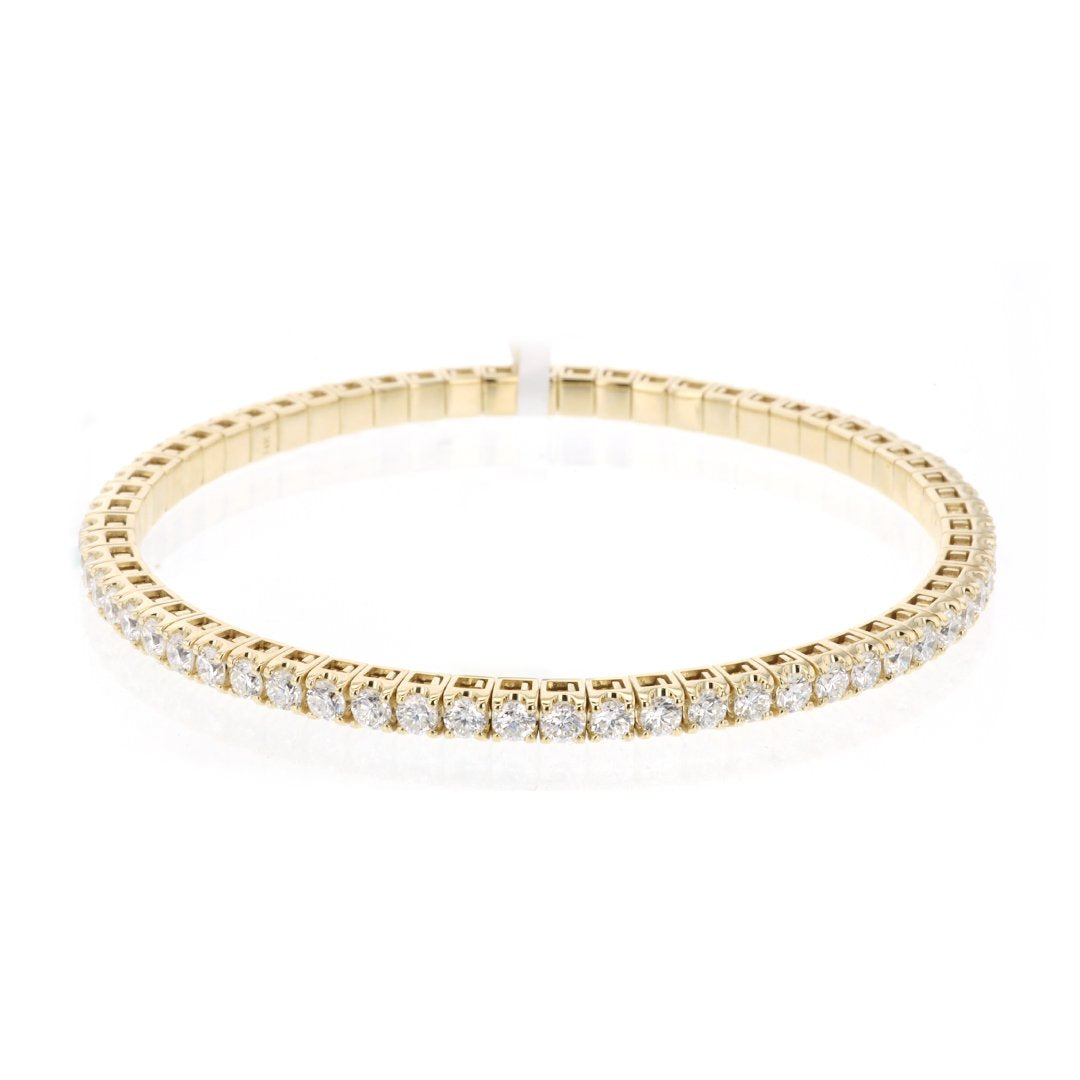 5.39 ctw Lab-Grown Diamond Stretch Bracelet