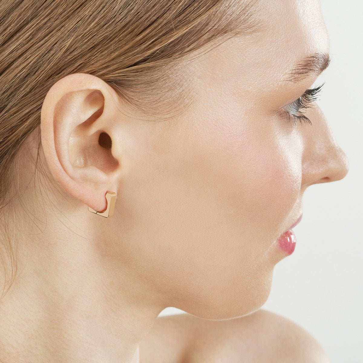 Small Square Hoop Earrings