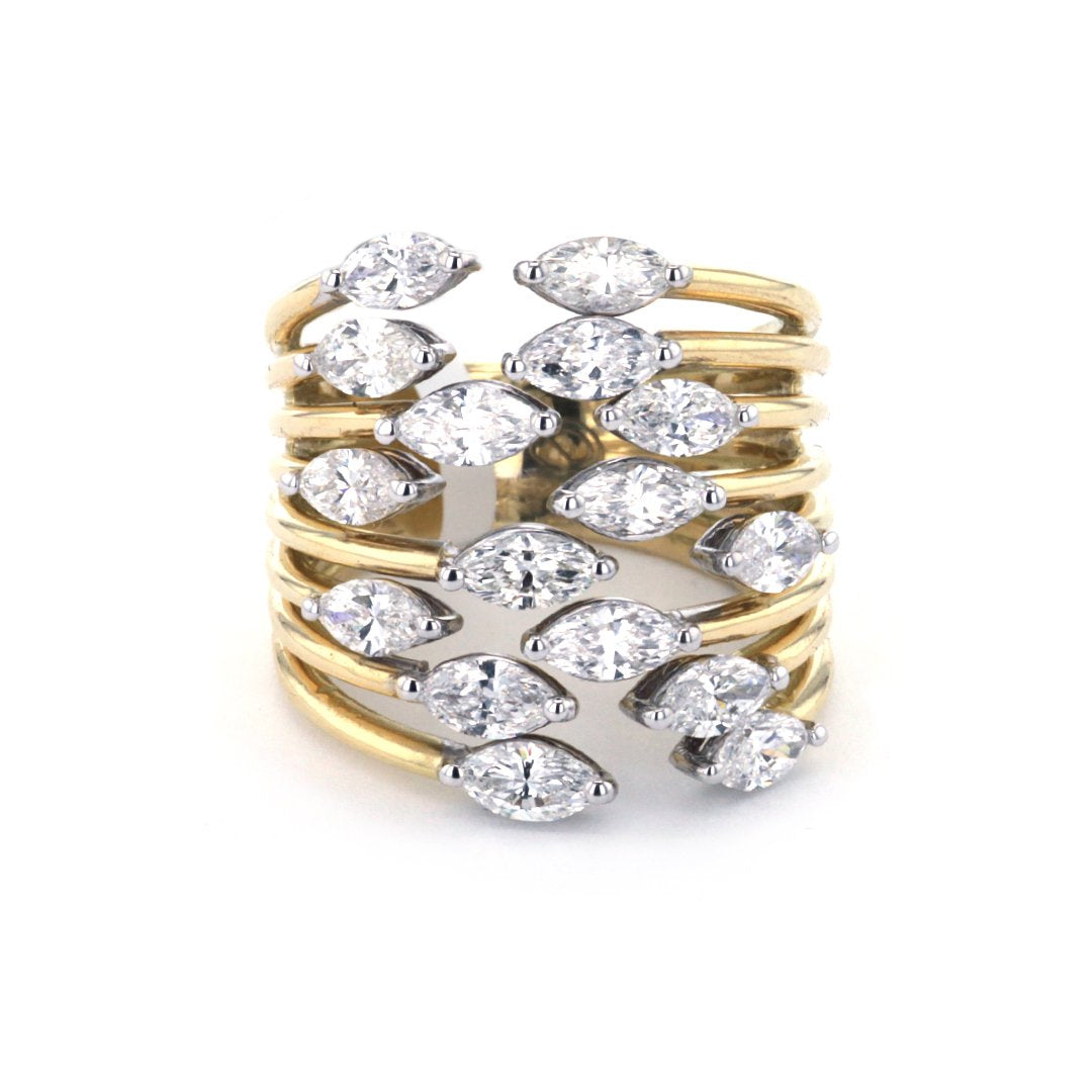 2.25 ctw Diamond Spray Ring