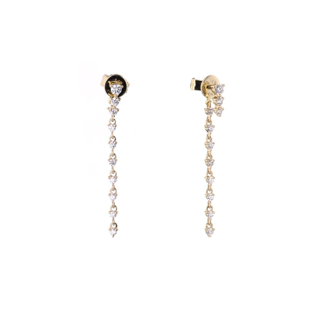 0.37 ctw Diamond Drop Earrings