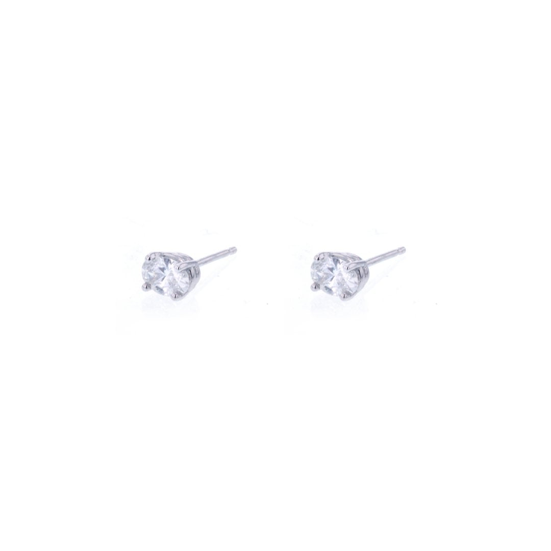 0.62ctw Oval Diamond Stud Earrings