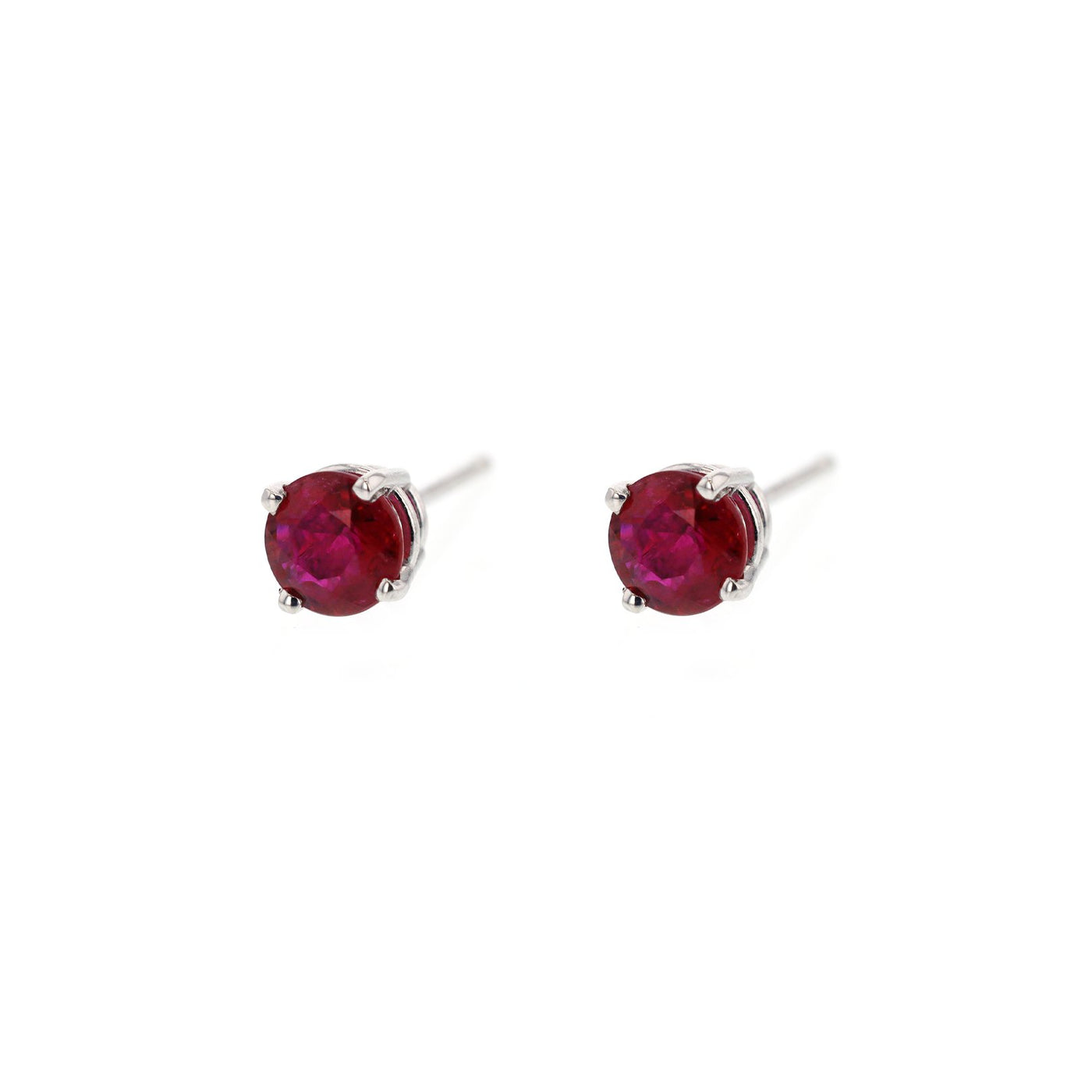5MM Ruby Stud Earrings