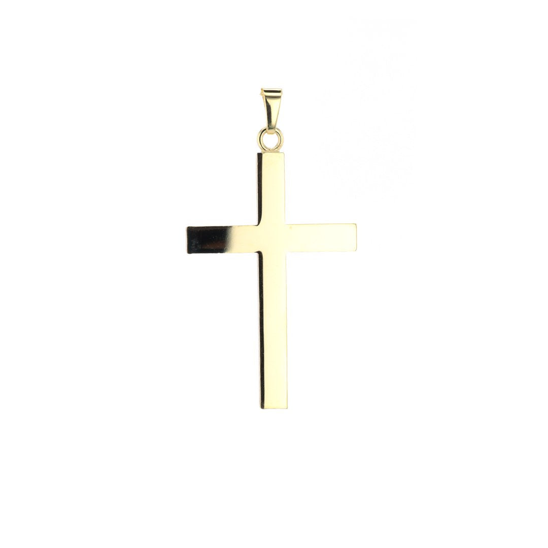 Polished Cross Pendant