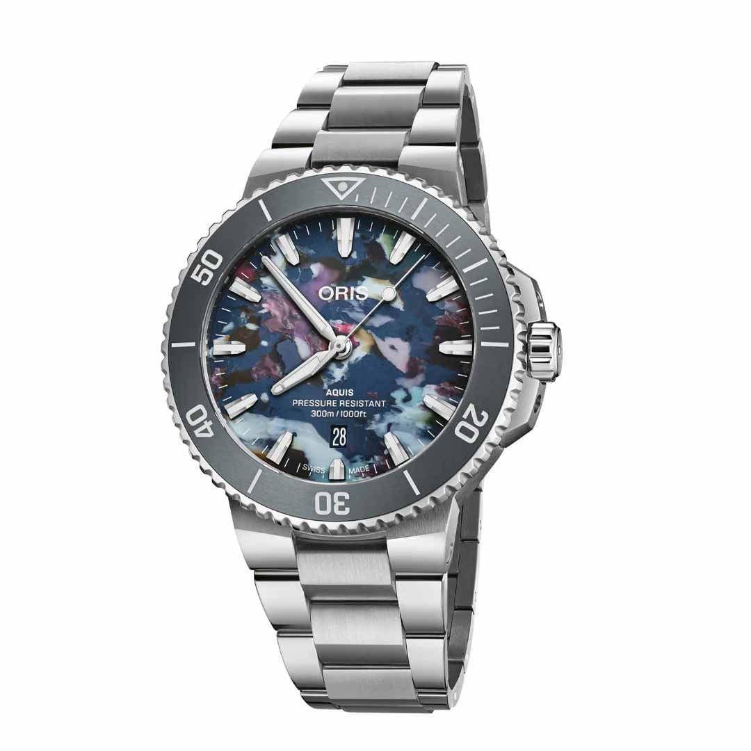 43.5MM Aquis Date Upcycle
