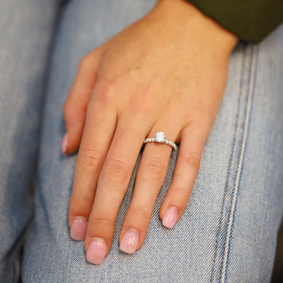 0.47 ctw Diamond Engagement Ring