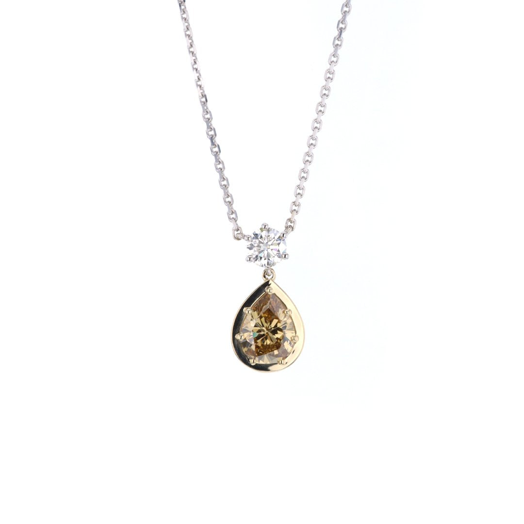 18" 2.78 ctw Diamond Drop Necklace
