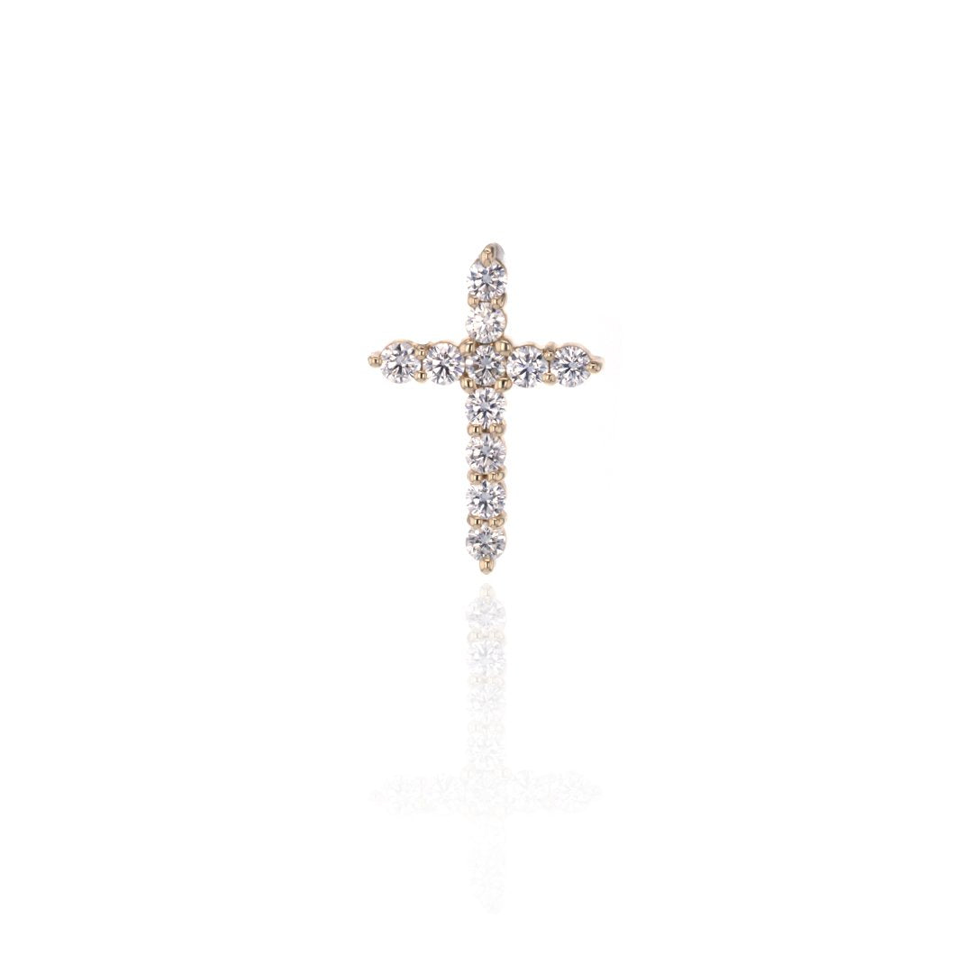 0.90 ctw Diamond Cross Pendant