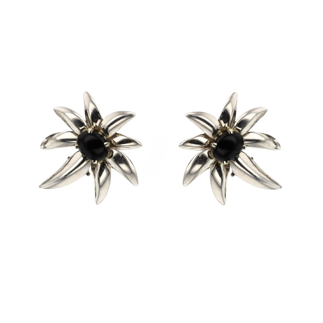 Sterling Silver 1995 Fireworks Ear Clips