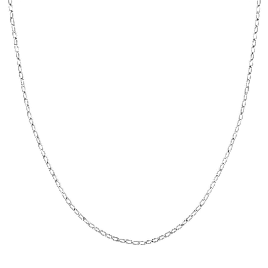 18" 2.1MM Paper Clip Chain