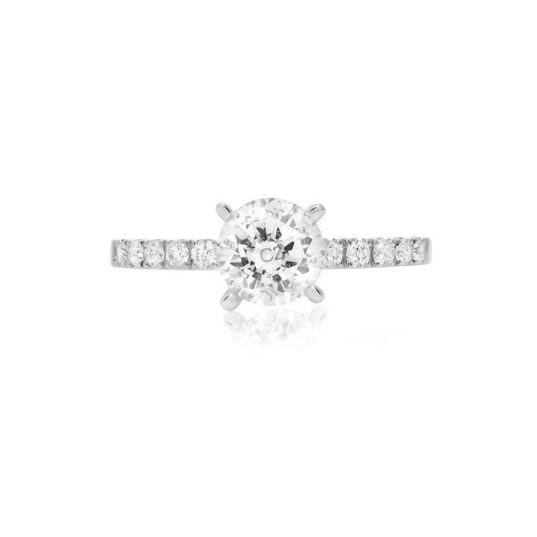 0.24 ctw Diamond Solitaire Engagement Ring