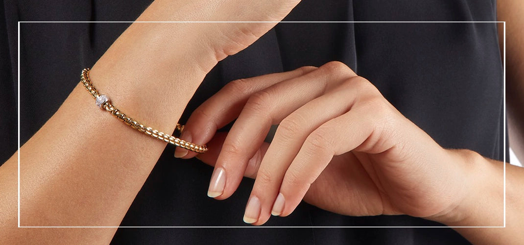 【T様】FOPE ゴールドブレスレット 0.10ctダイヤモンド Fope® Fashion Jewelry | Continental Diamond