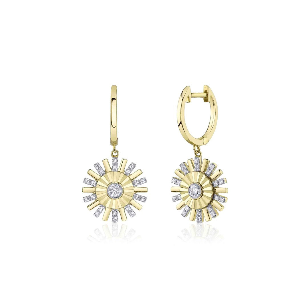 0.22 ctw Diamond Drop Earrings