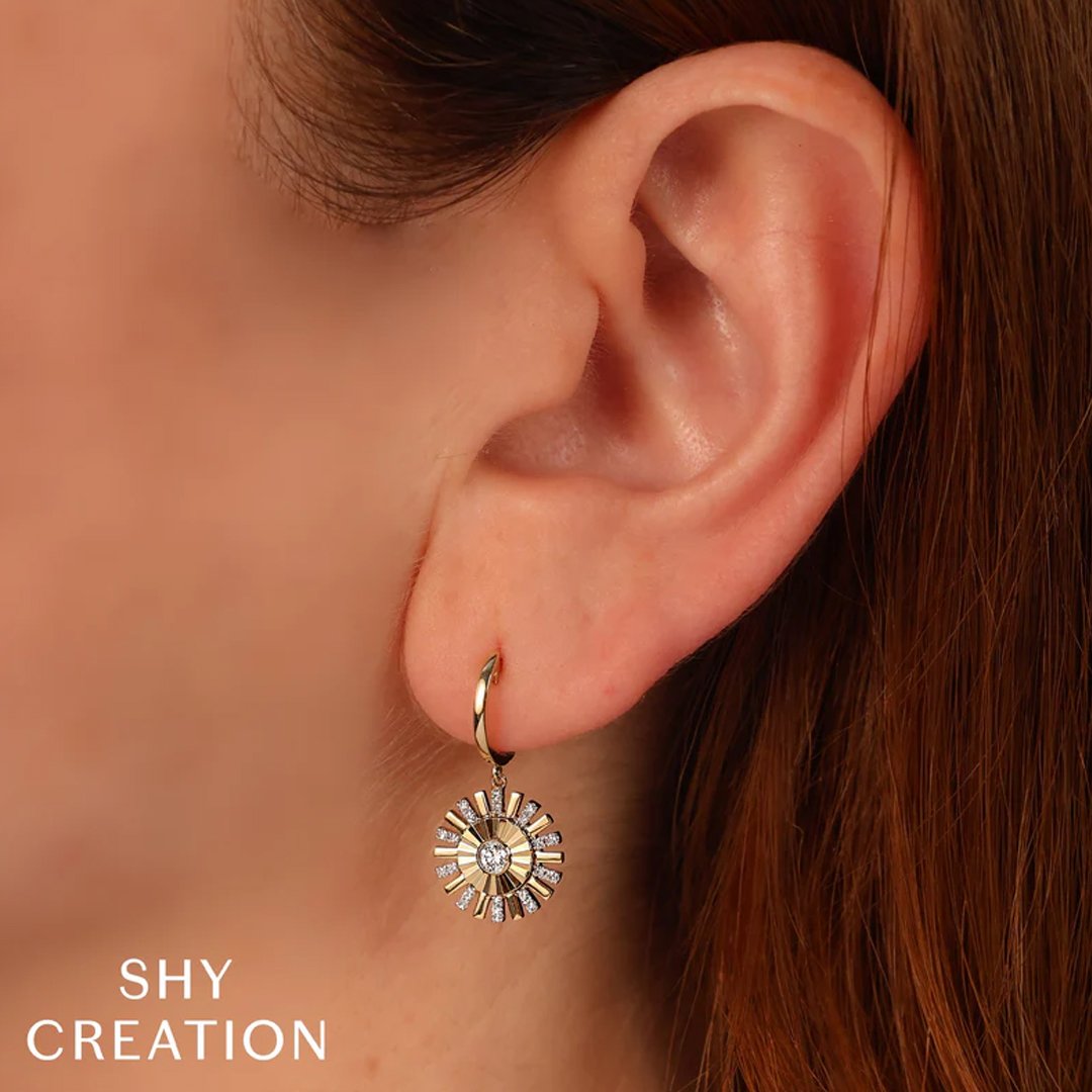 0.22 ctw Diamond Drop Earrings