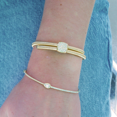 0.37ctw Diamond Bangle Bracelet