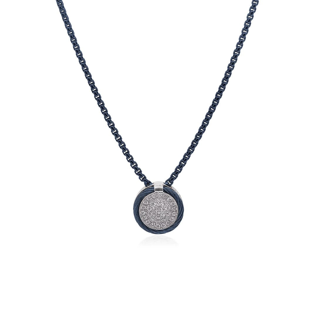 0.18 ctw Diamond Station Necklace