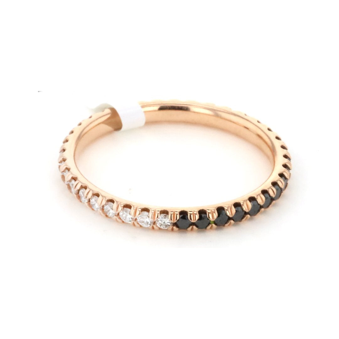 Black & White Diamond Eternity Band