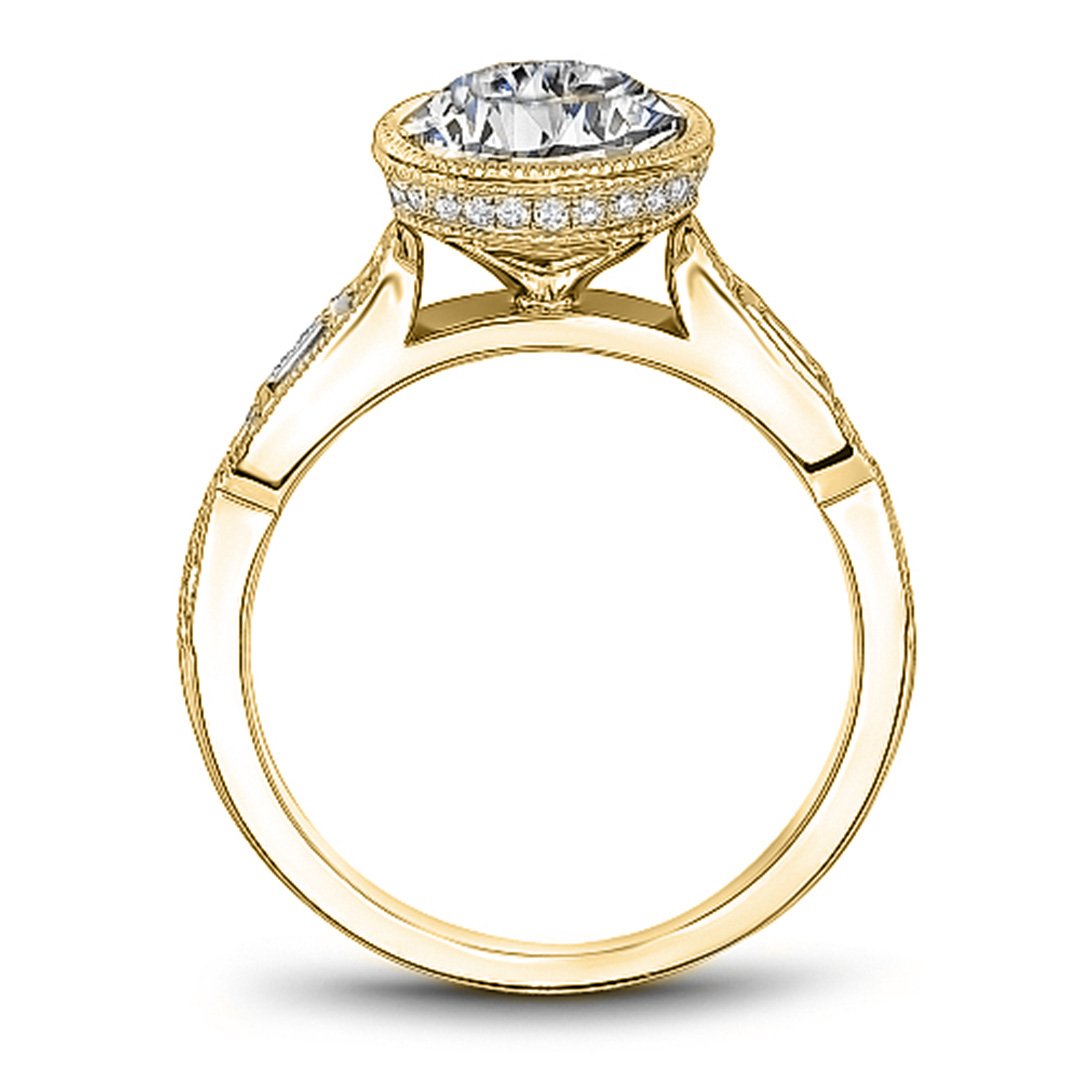 0.30 ctw Diamond Bezel Engagement Ring