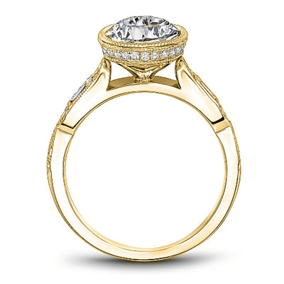 0.30 ctw Diamond Bezel Engagement Ring