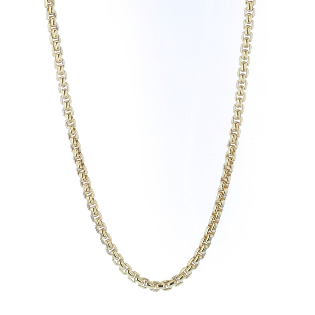 26" 3.2MM Round Box Chain