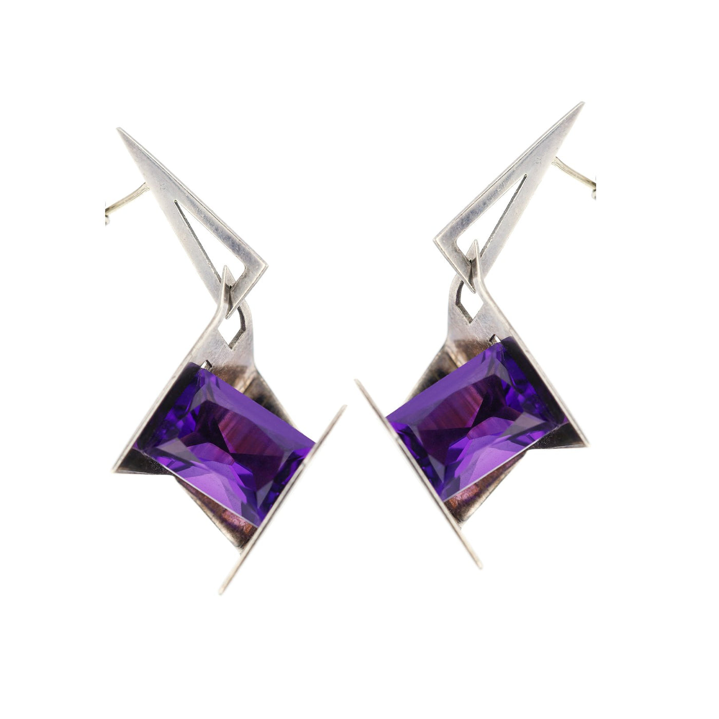 Amethyst Drop Earrings