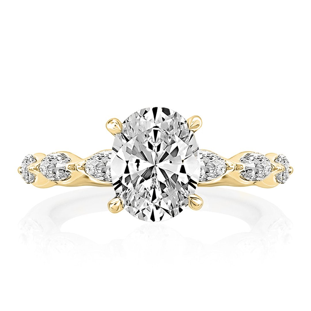0.80ct Diamond Hidden Halo Engagement Ring