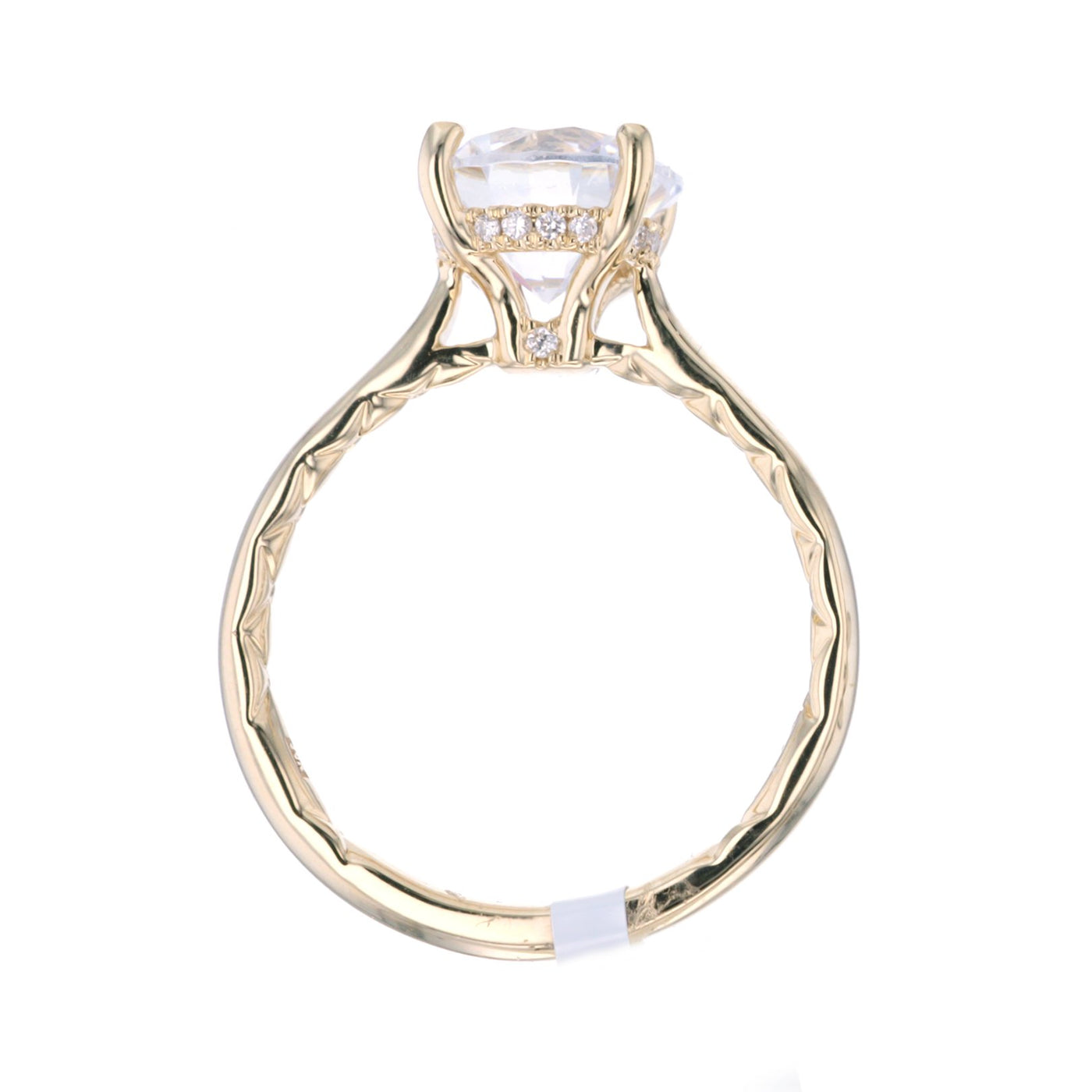0.80ct Diamond Hidden Halo Engagement Ring