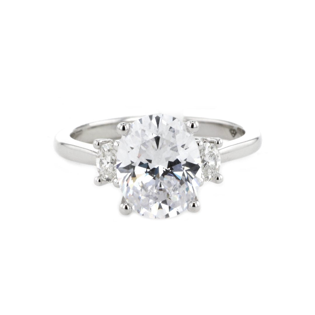 0.37 ctw Diamond Three-Stone Engagement Ring