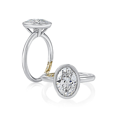 Bezel Solitaire Engagement Ring