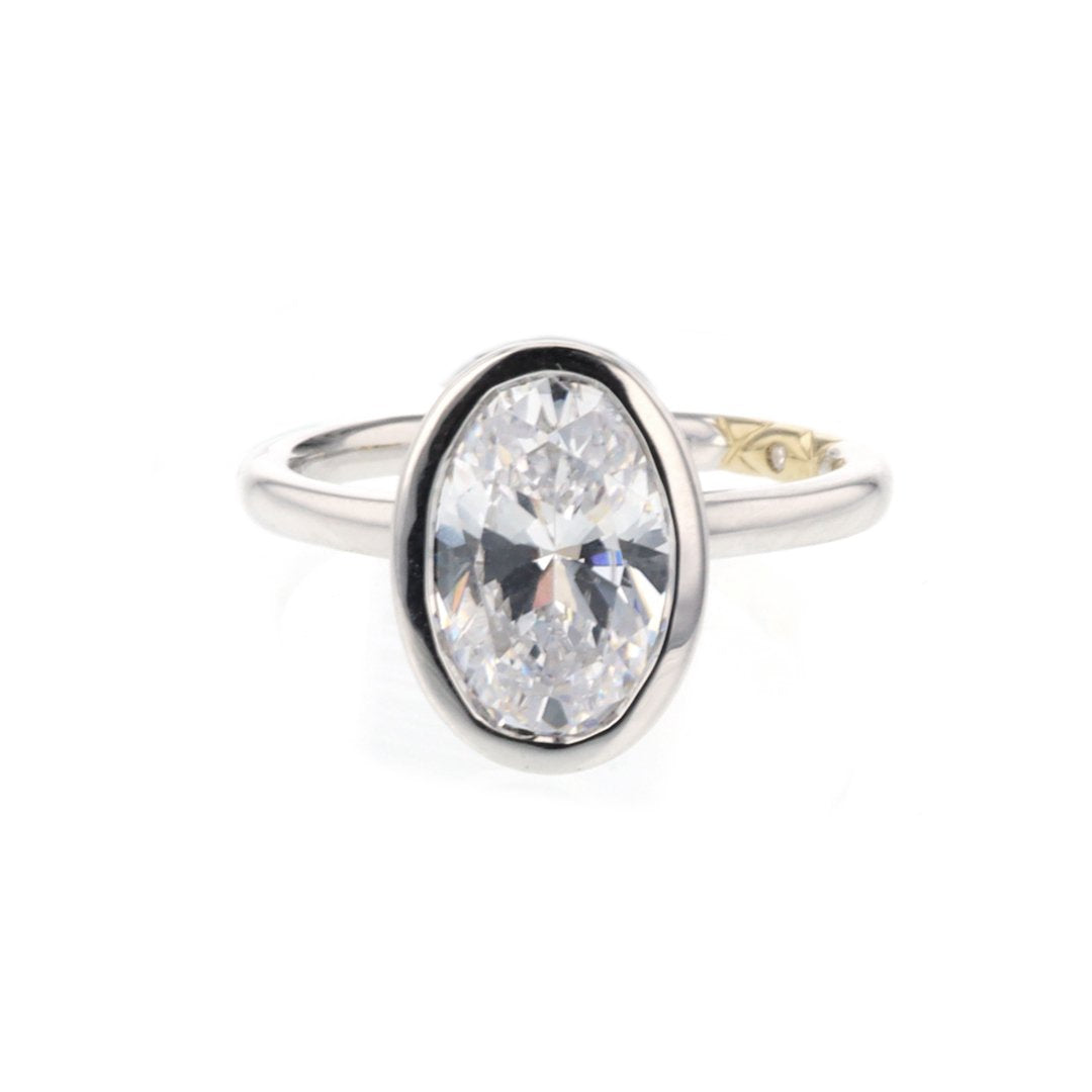 Bezel Solitaire Engagement Ring