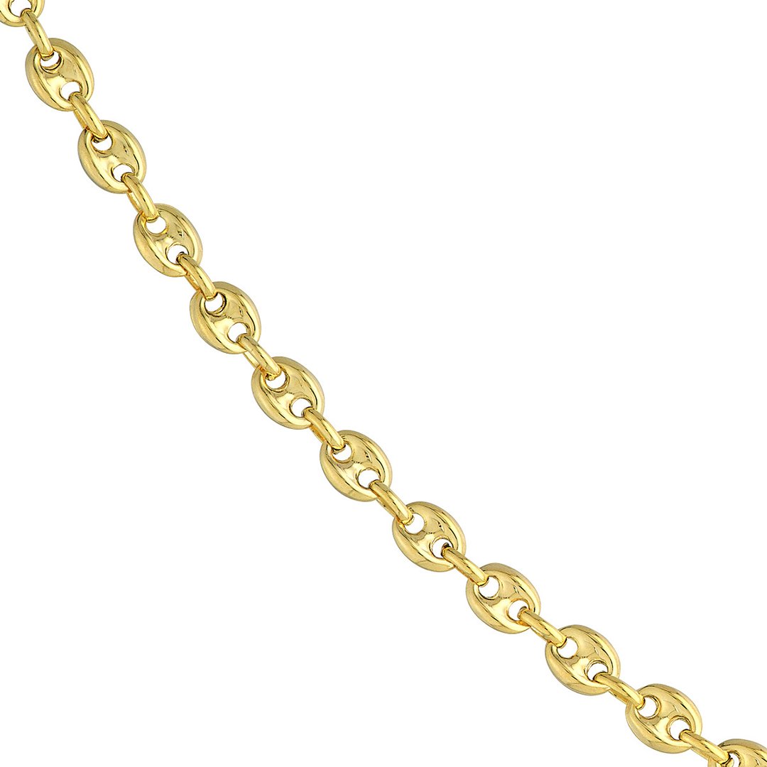 4.50MM Puff Mariner Necklace