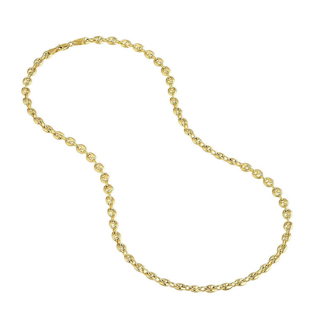 4.50MM Puff Mariner Necklace