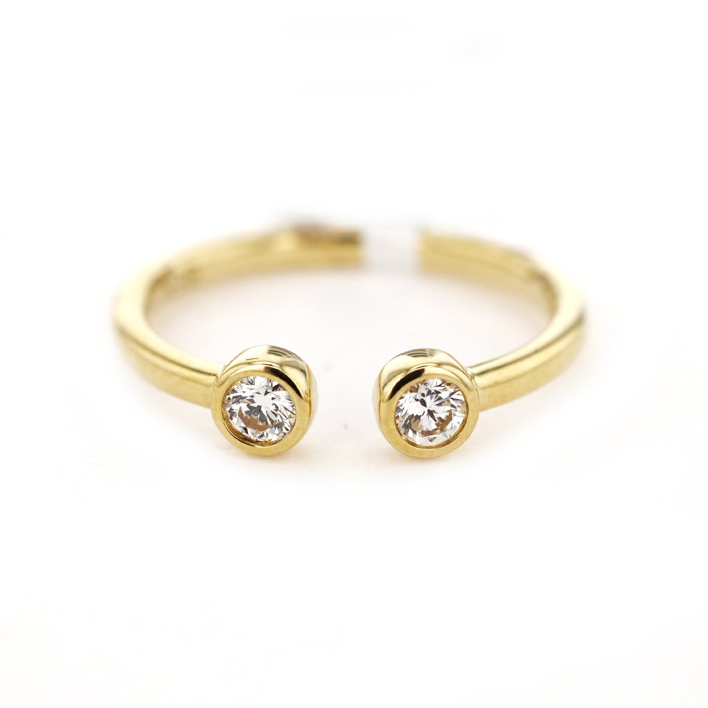 0.20 ctw Diamond Open Ring