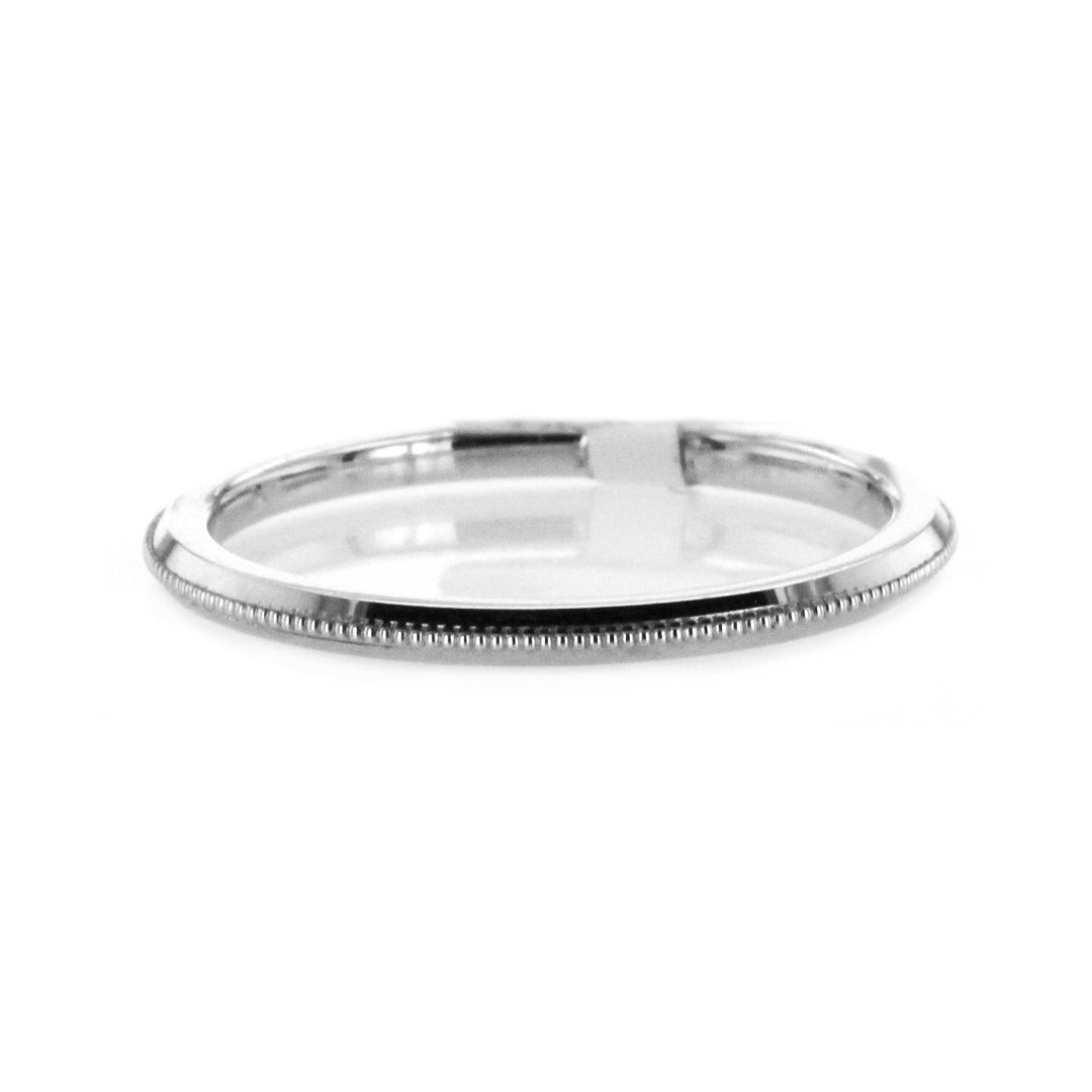 1.5MM Milgrain Knife Edge Band