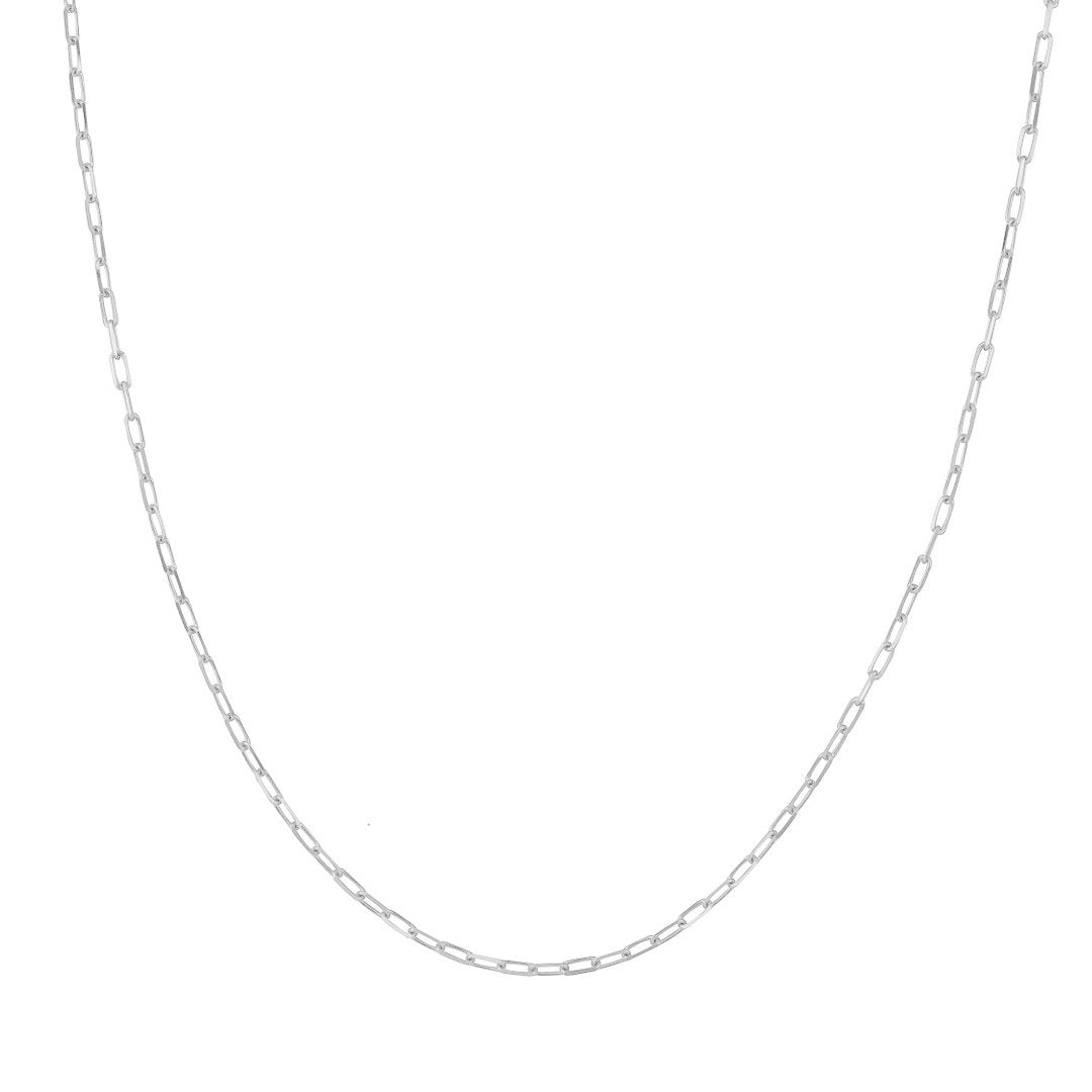 20" 1.95MM Paperclip Chain Necklace