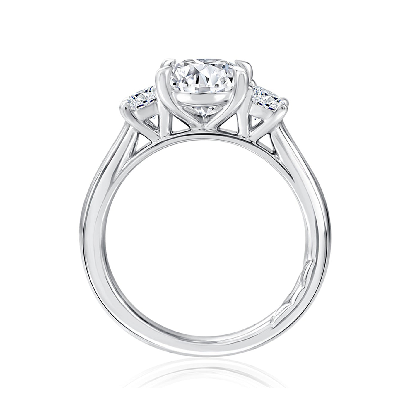 0.66 ctw Diamond Three-Stone Engagement Ring