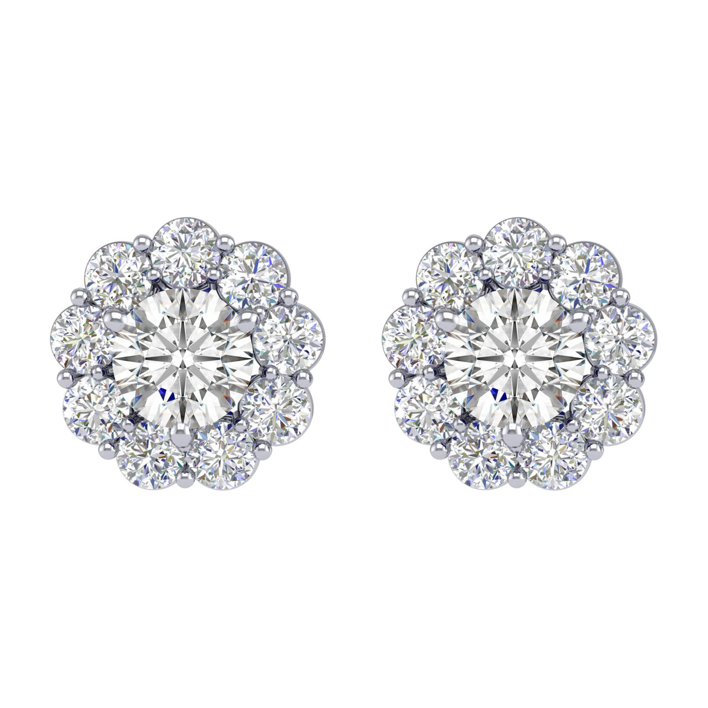 2.15 ctw Diamond Earring Jackets