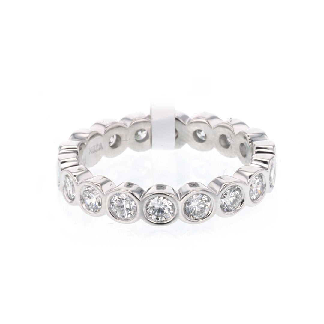 1.50 ctw Diamond Bezel Eternity Band