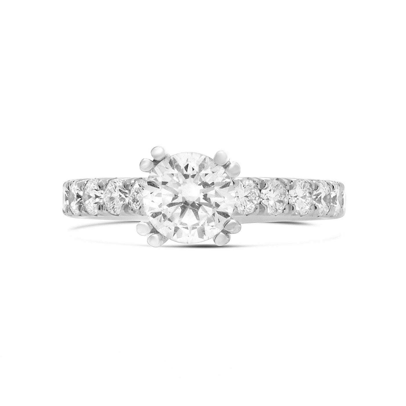 0.84 ctw Diamond Solitaire Engagement Ring