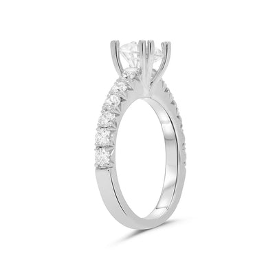 0.84 ctw Diamond Solitaire Engagement Ring