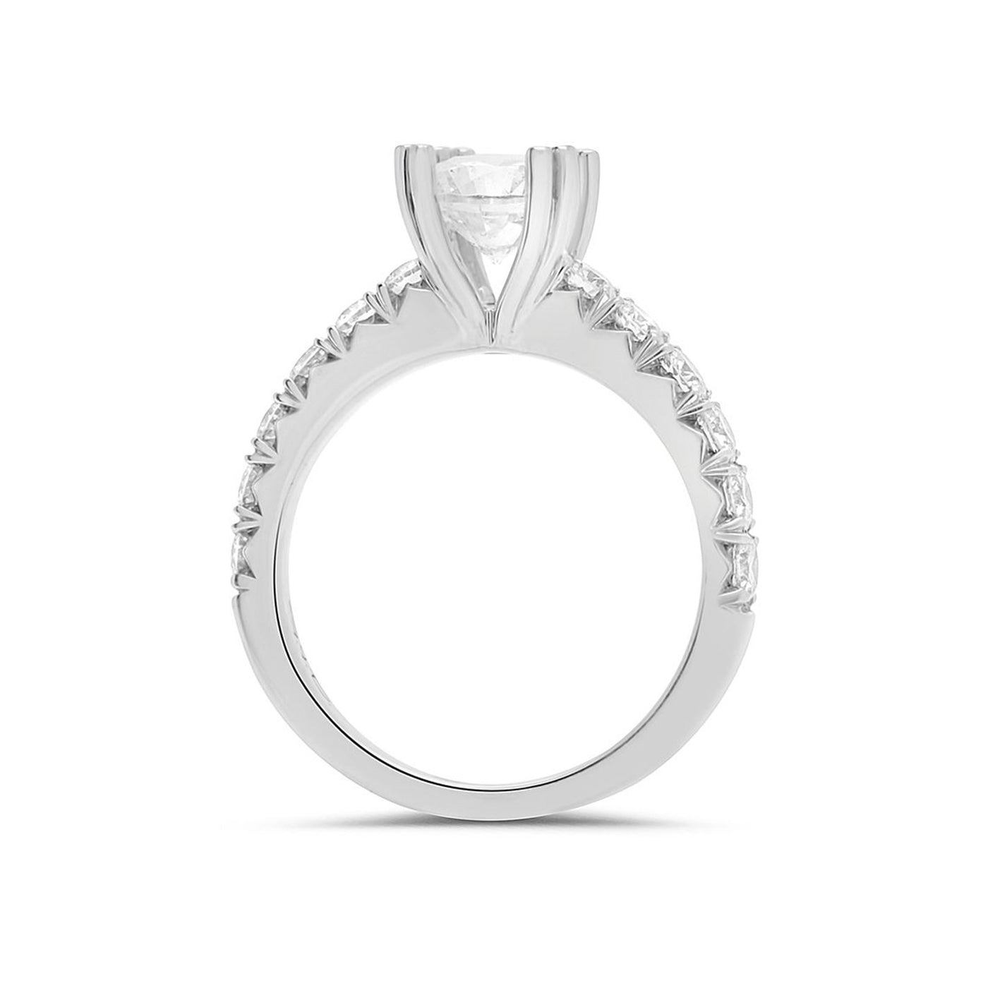 0.84 ctw Diamond Solitaire Engagement Ring