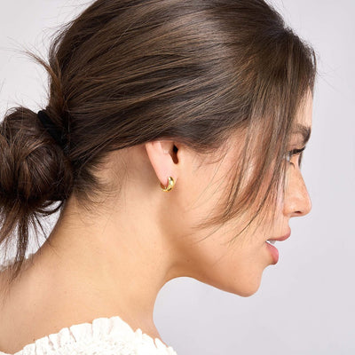 Wide Hoop Earrings