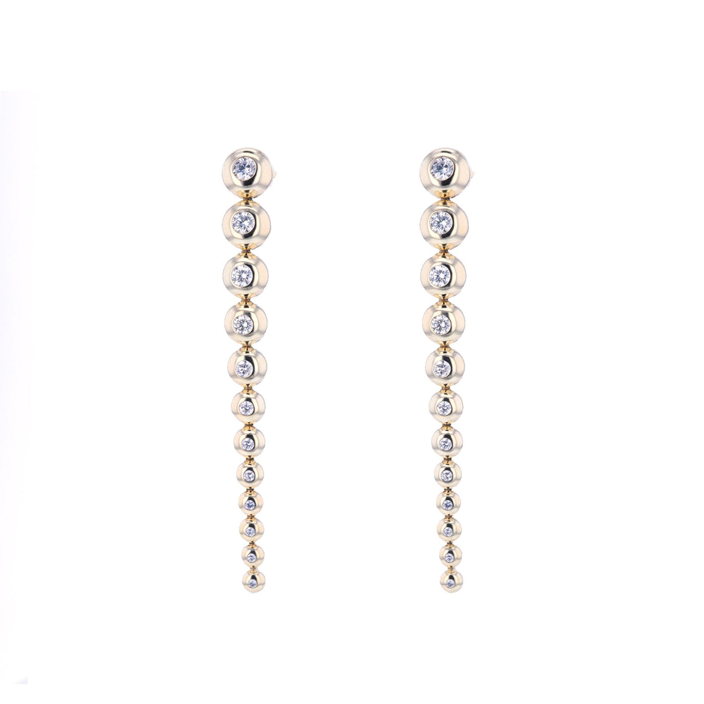 1.07ctw Diamond Dangle Earrings