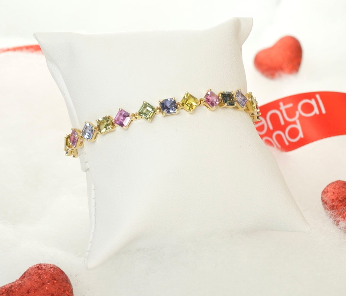 Multi-Color Sapphire Bracelet