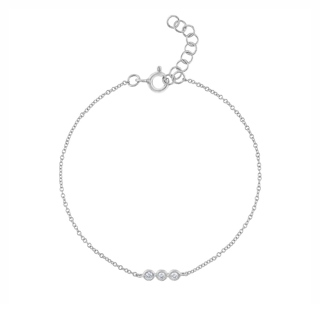 0.08 ctw Diamond Bezel Bracelet