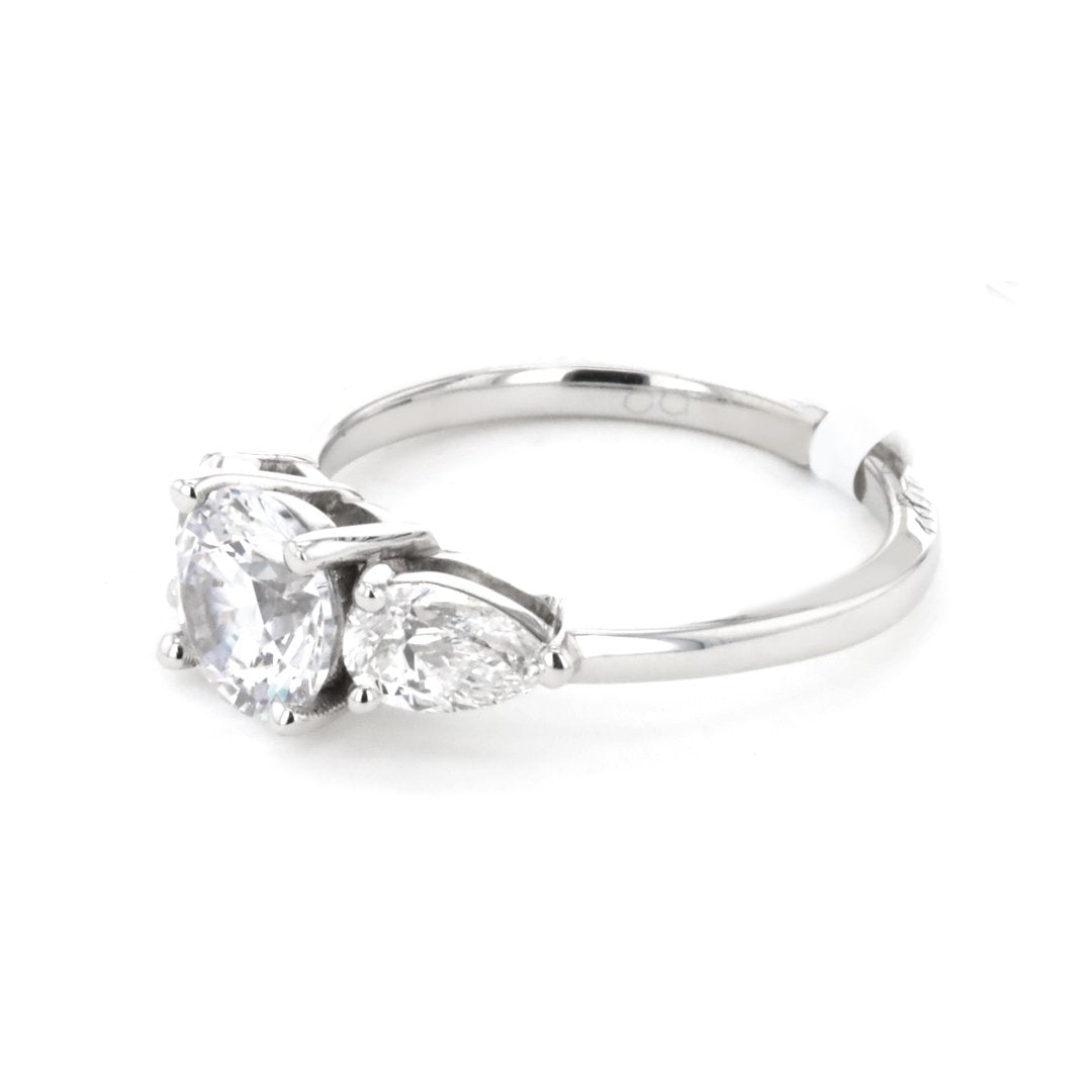 0.80 ctw Diamond Three-Stone Engagement Ring